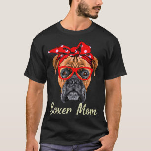 Camiseta Boxer Mãe Cachorros Cachorros Cachorros Dia de as 