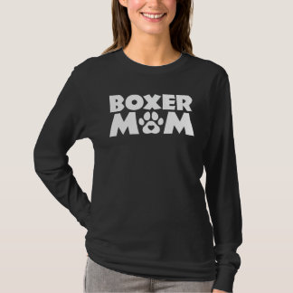 Camiseta Boxer Mãe Engraçado Cachorro Cachorro Cachorro Cac