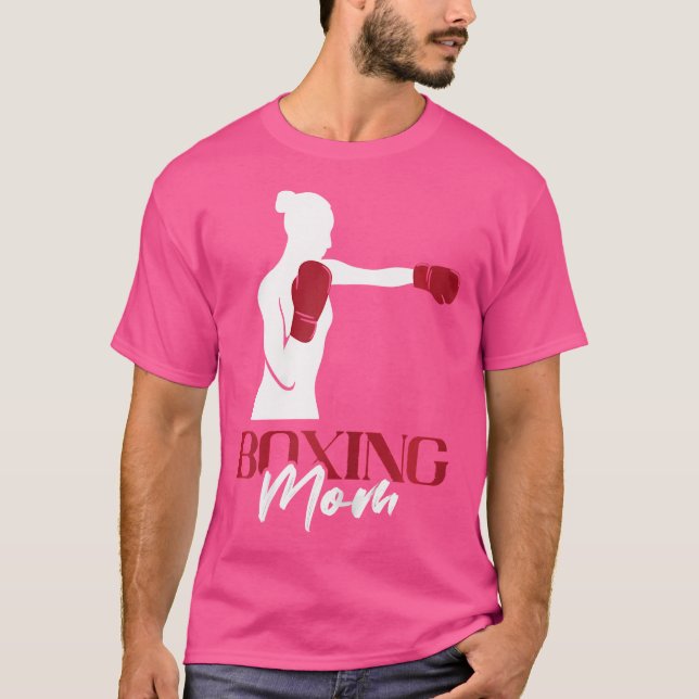 Camiseta Boxer Mãe Kickboxer Boxer Luvas Boxer Mma Kickb (Frente)