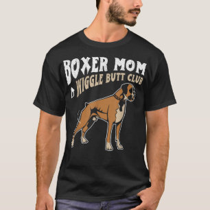 Camiseta Boxer Mãe Wiggle Bumbum design Boxer design Dog