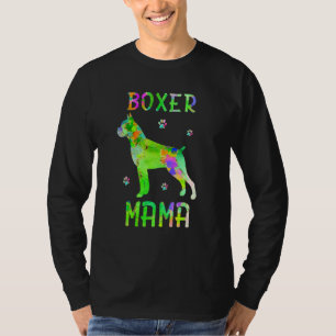Camiseta Boxer Mama Colorida Mãe
