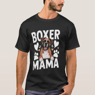 Camiseta Boxer Mama, dono de cachorro Mãe