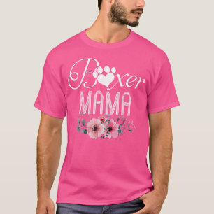 Camiseta Boxer Mama Shirt Dia de as mães Cachorro Dover Gif