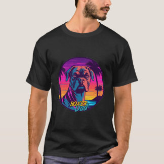 Camiseta Boxer Pai Futurista Vaporwave Boxer