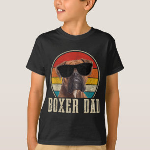 Camiseta Boxer Pai Vintage Funny Boxer Proprietário do Cach