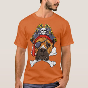 Camiseta Boxer Pirate for Men Women Boys Girls Kids Dog Lov