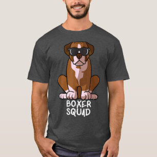 Camiseta Boxer Squad Dog Mãe Pai Cachorro Sol T-Shirt