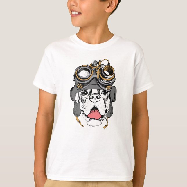 Camiseta Boxer Steampunk (Frente)
