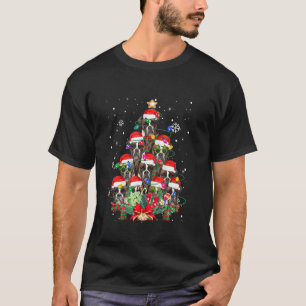 Camiseta Boxin Christmas Dog Tree Lights Pajamas Family