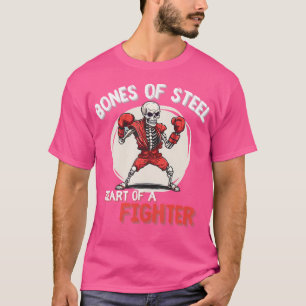 Camiseta Boxin do Kickboxer Skeleton Funny Kickboxer