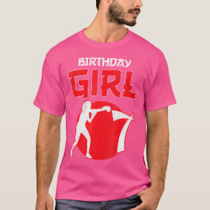 Camiseta Boxing 7 Anos Aniversário Raparigas de Artes Marci