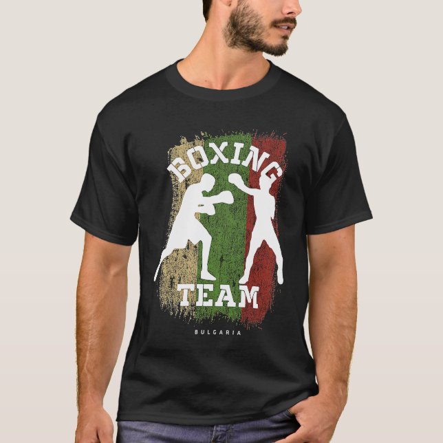 Camiseta Boxing Bulgaria Combat Sports Fighter Boxing (Frente)