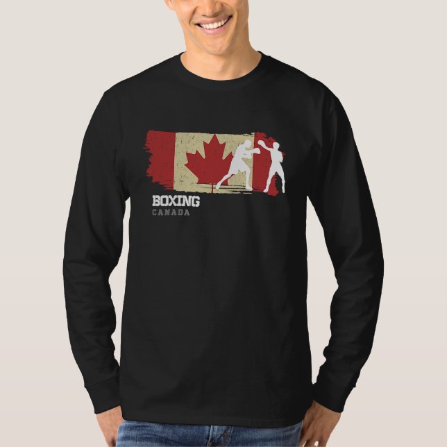 Camiseta Boxing Canada Combat Sports Fighter Boxing (Frente)