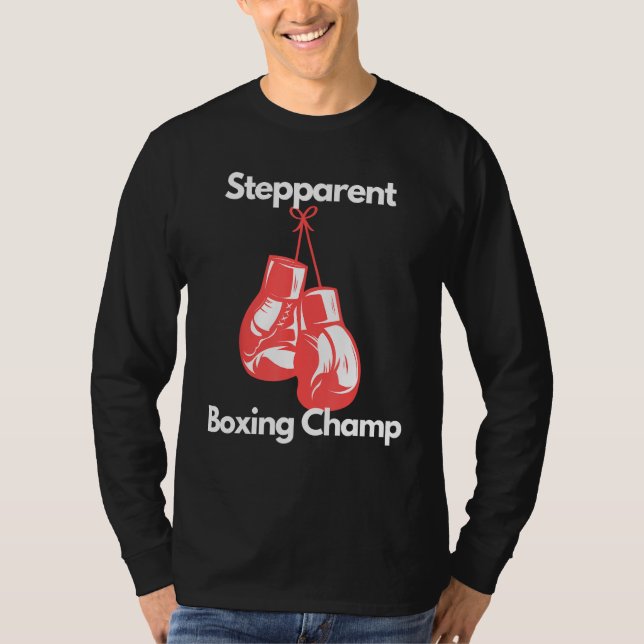Camiseta Boxing Champ Stepparent Boxing Gloves Niece Day (Frente)