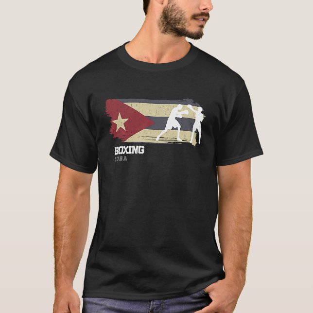 Camiseta Boxing Cuba Combat Sports Fighter Boxing (Frente)