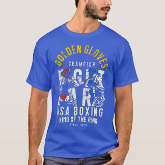 Camiseta Boxing de luvas de ouro