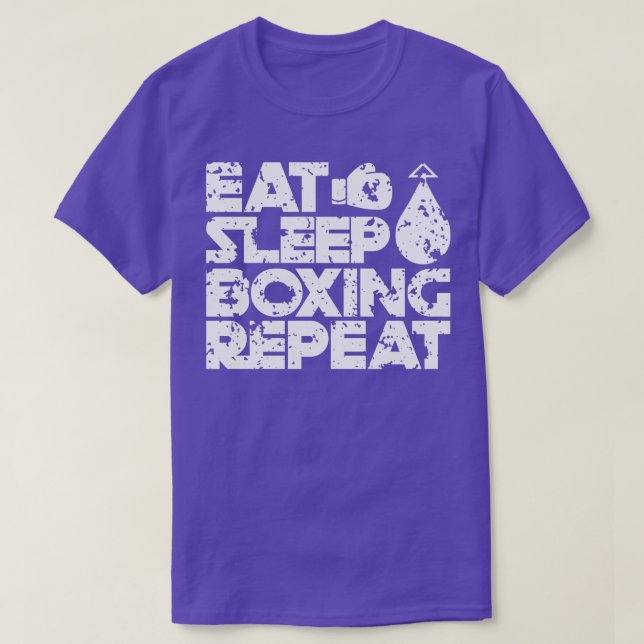 Camiseta Boxing de repouso com envelhecimento (Frente do Design)