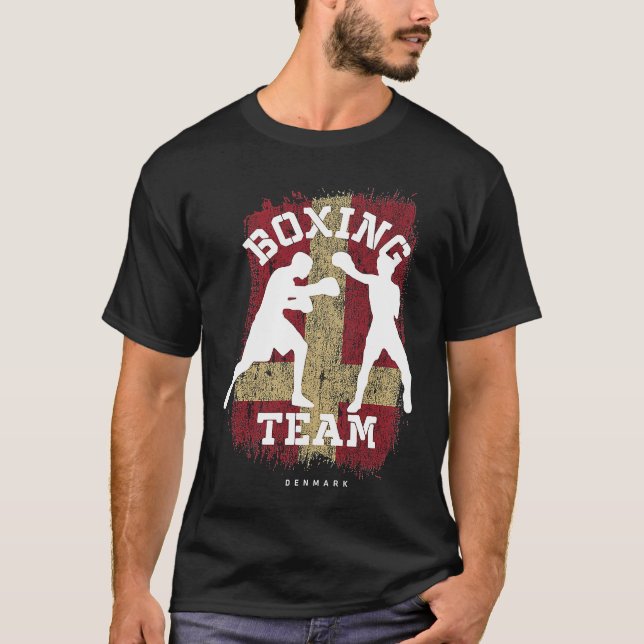 Camiseta Boxing Denmark Combat Sports Fighter Boxing (Frente)
