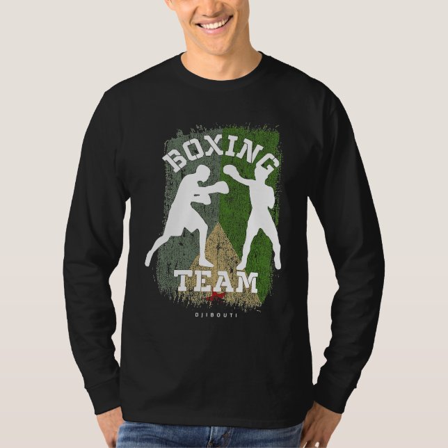 Camiseta Boxing Djibouti Combat Sports Fighter Boxing (Frente)