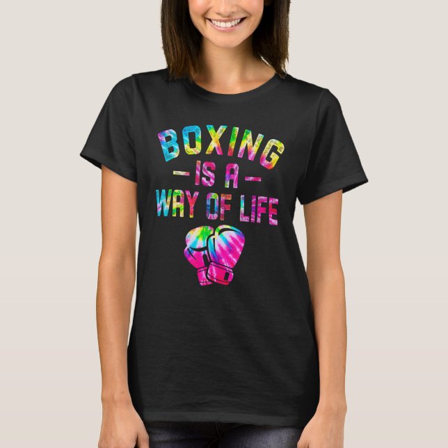 Camiseta Boxing É Um Modo De Vida Para O Kickboxer Gym (Frente)
