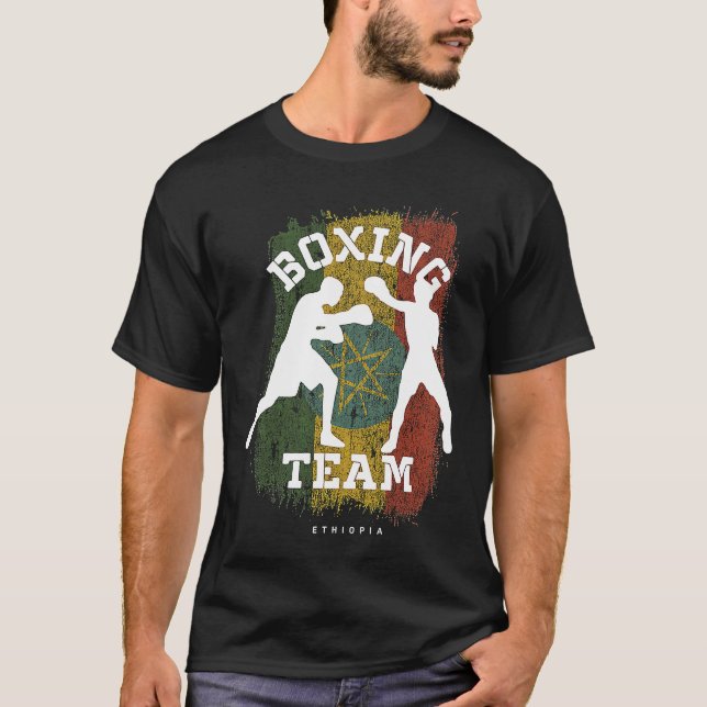 Camiseta Boxing Ethiopia Combat Sports Fighter Boxing (Frente)