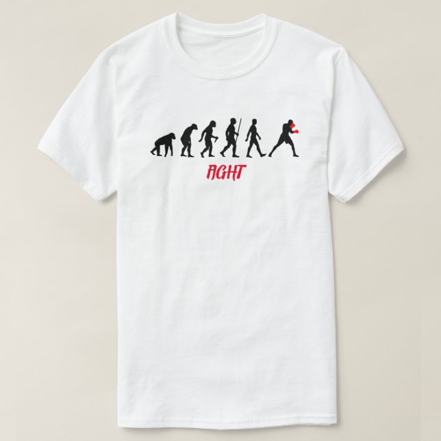 CAMISETA BOXING EVOLUTION (Frente do Design)