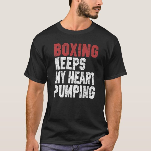 Camiseta Boxing For Men Women Boxing Mantém Minha Bomba Car (Frente)