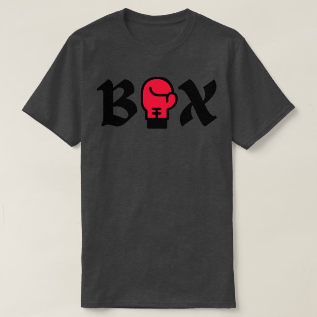 Camiseta Boxing Glove Box MMA (Frente do Design)