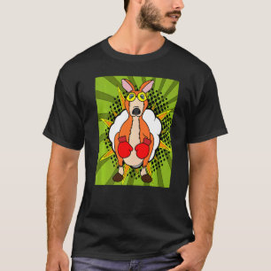 Camiseta Boxing Glove Boxing Kangaroo Fighting Mood