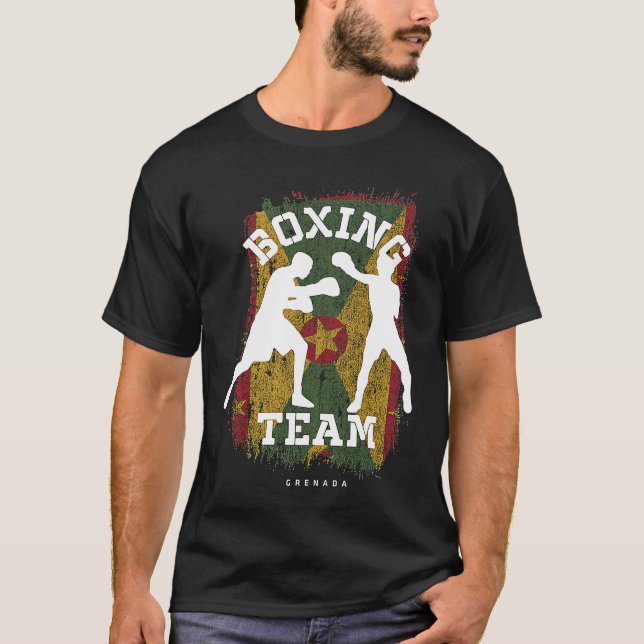 Camiseta Boxing Grenada Combat Sports Fighter Boxing (Frente)