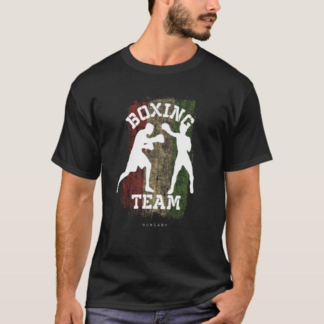 Camiseta Boxing Hungary Combat Sports Fighter Boxing (Frente)