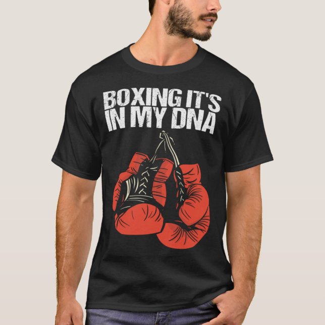Camiseta Boxing It s In My DNA  Boxing (Frente)