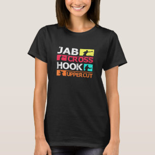 Camiseta Boxing Jab Cross Hook Uppercut Boxer Coach Fighter