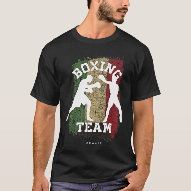 Camiseta Boxing Kuwait Combat Sports Fighter Boxing (Frente)