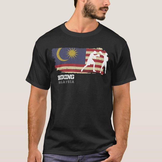 Camiseta Boxing Malaysia Combat Sports Fighter Boxing (Frente)