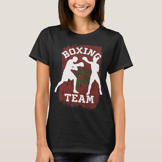 Camiseta Boxing Marrocos Combate Boxing (Frente)