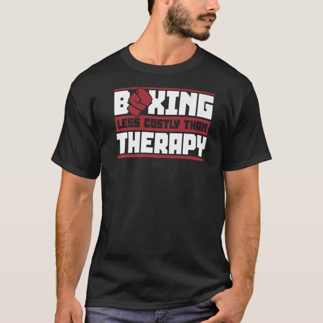 Camiseta Boxing Menos Dispendioso Do Que A Therapy Thai Box (Frente)