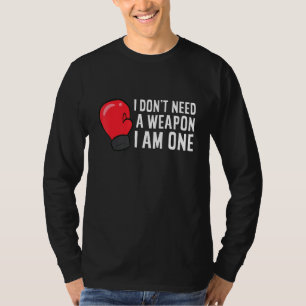 Camiseta Boxing Não Preciso de Arma Sou Um Boxing Engraçado