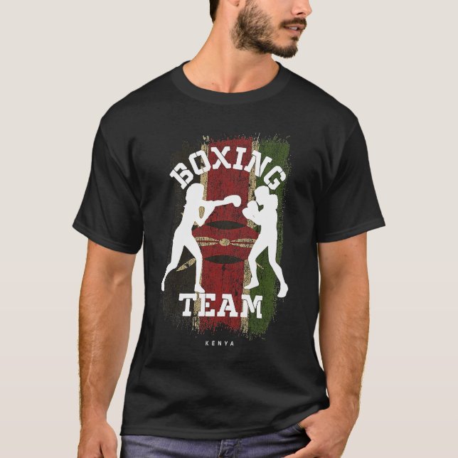 Camiseta Boxing no Quênia: Boxing no Combate ao Esporte Box (Frente)