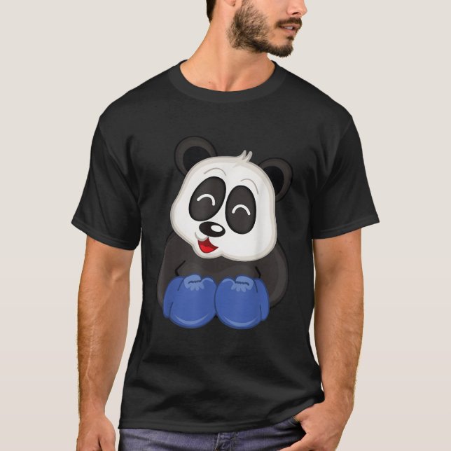 Camiseta Boxing Panda Bear (Frente)
