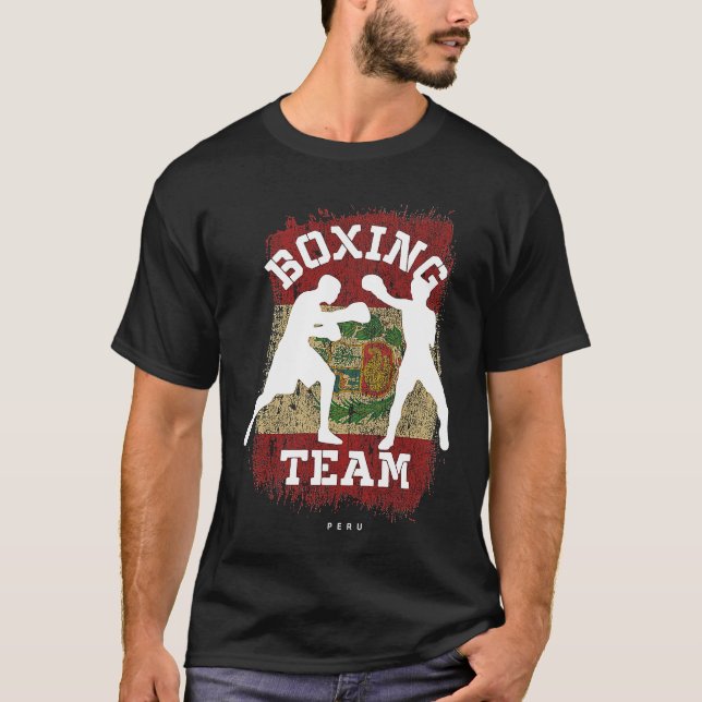 Camiseta Boxing Peru Combat Sports Fighter Boxing (Frente)