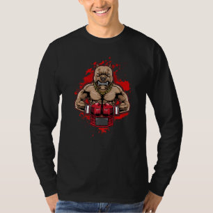 Camiseta Boxing Pit Bull ama Pitbulls Workout Animal