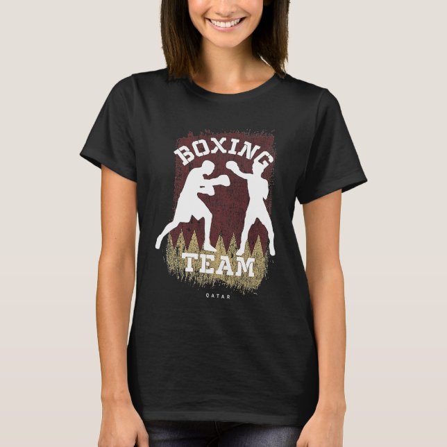 Camiseta Boxing Qatar Combat Sports Fighter Boxing (Frente)
