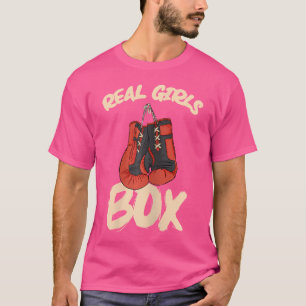 Camiseta Boxing Real Girls Boxing Luvas Boxer Kickboxer M