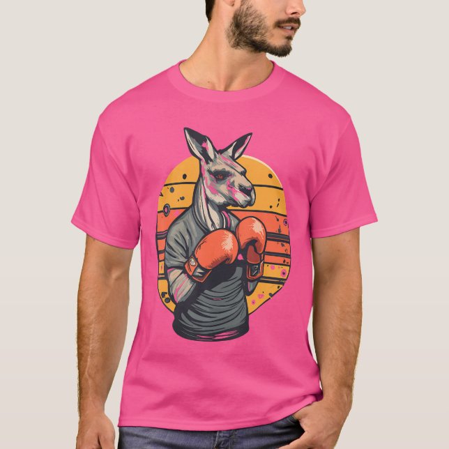 Camiseta Boxing Roger australiano Kangaroo Boxer Ka (Frente)