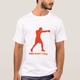 Camiseta Boxing Silhouette Action Lifestyle Design