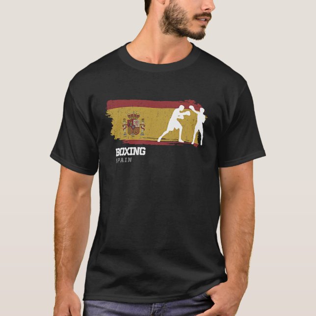 Camiseta Boxing Spain Combat Sports Fighter Boxing (Frente)