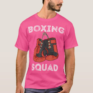 Camiseta Boxing Squad Boxing Luvas Kickboxer Mma Kickboxin