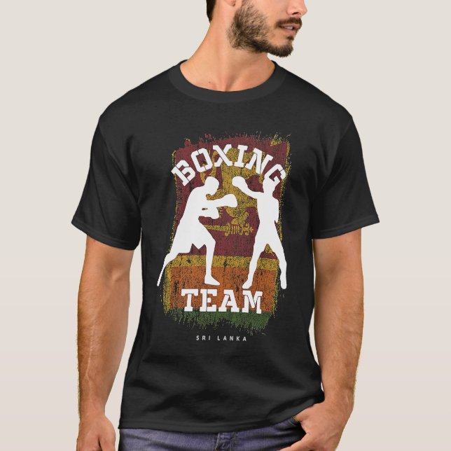 Camiseta Boxing Sri Lanka Combat Sports Fighter Boxing (Frente)
