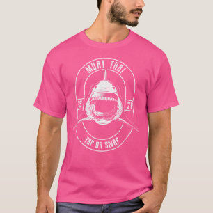 Camiseta Boxing Tailandês Muay Shark Tailandês E Kickboxing